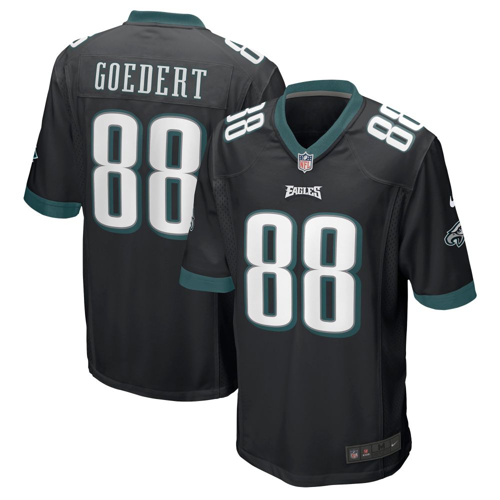 Men's Philadelphia Eagles Dallas Goedert Black Game Jersey