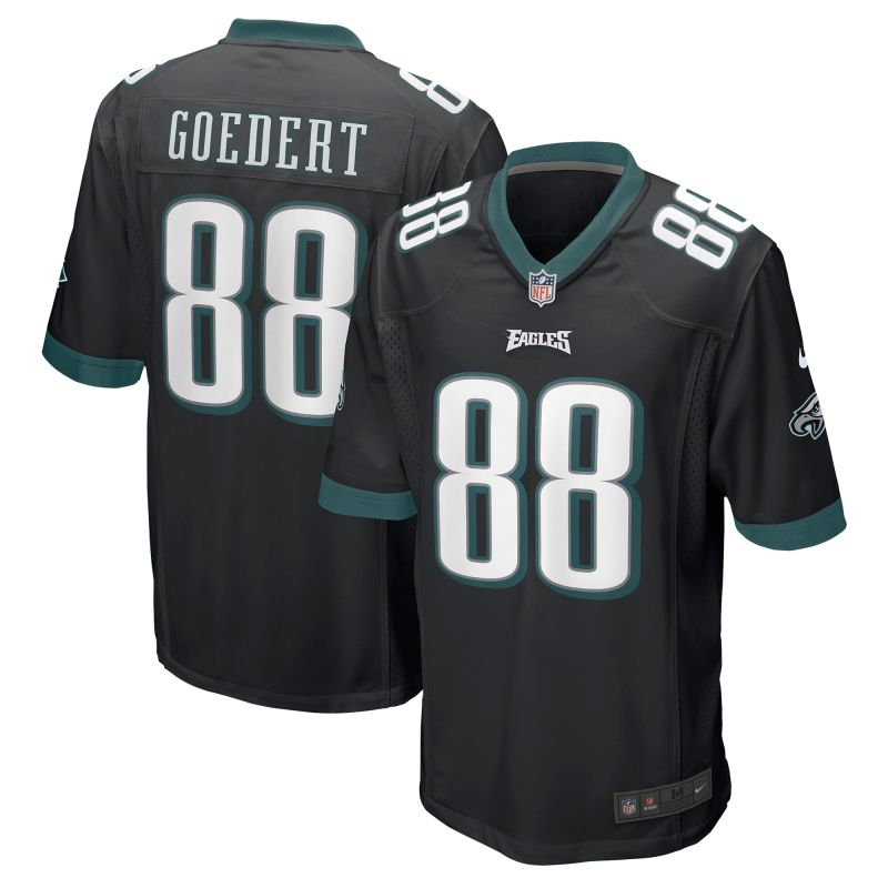 Men's Philadelphia Eagles Dallas Goedert Black Game Jersey