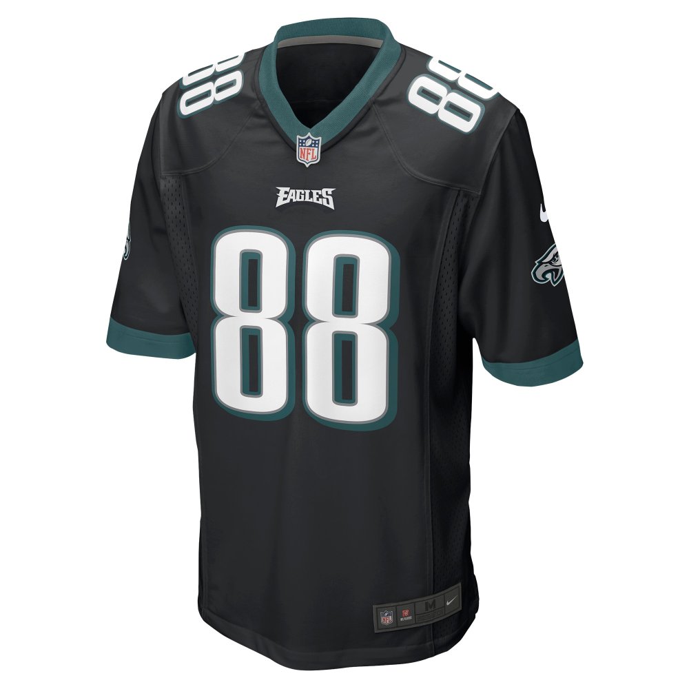 Men's Philadelphia Eagles Dallas Goedert Black Game Jersey