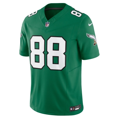 Men's Philadelphia Eagles Dallas Goedert Kelly Green Vapor F.U.S.E. Limited Jersey 02