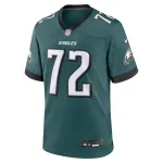 Men's Philadelphia Eagles Darian Kinnard Midnight Green Team Game Jersey