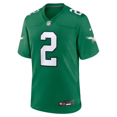 Men's Philadelphia Eagles Darius Slay Kelly Green Alternate Game Player Jersey 02