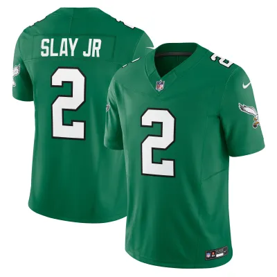 Men's Philadelphia Eagles Darius Slay Jr. Kelly Green Vapor F.U.S.E. Limited Jersey 01