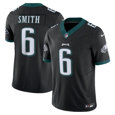 Men's Philadelphia Eagles DeVonta Smith Black Vapor F.U.S.E. Limited Jersey 01