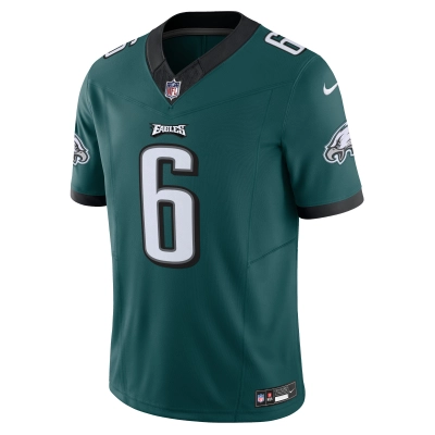 Men's Philadelphia Eagles DeVonta Smith Green Vapor F.U.S.E. Limited Jersey 02