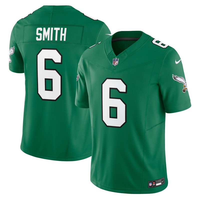 Men's Philadelphia Eagles DeVonta Smith Kelly Green Vapor F.U.S.E. Limited Jersey