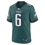 Men's Philadelphia Eagles DeVonta Smith Midnight Green Team Game Jersey