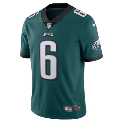 Men's Philadelphia Eagles DeVonta Smith Midnight Green Vapor Limited Jersey 02