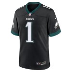 Men's Philadelphia Eagles Jalen Hurts Black Alternate Game Jersey