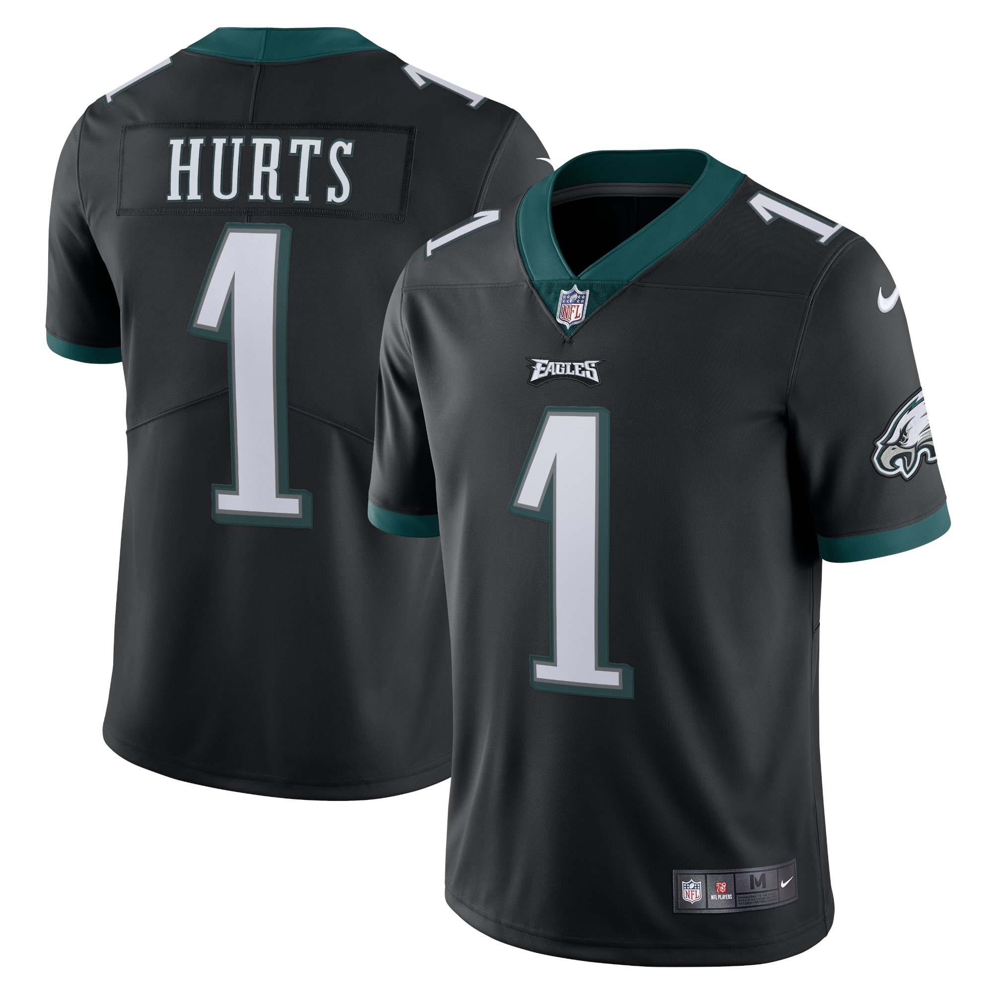 Men's Philadelphia Eagles Jalen Hurts Black Vapor Limited Jersey