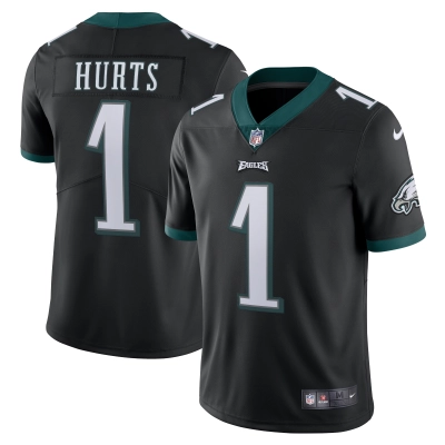 Men's Philadelphia Eagles Jalen Hurts Black Vapor Limited Jersey 01