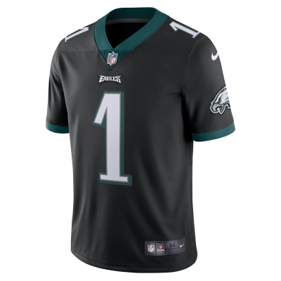 Men's Philadelphia Eagles Jalen Hurts Black Vapor Limited Jersey 02
