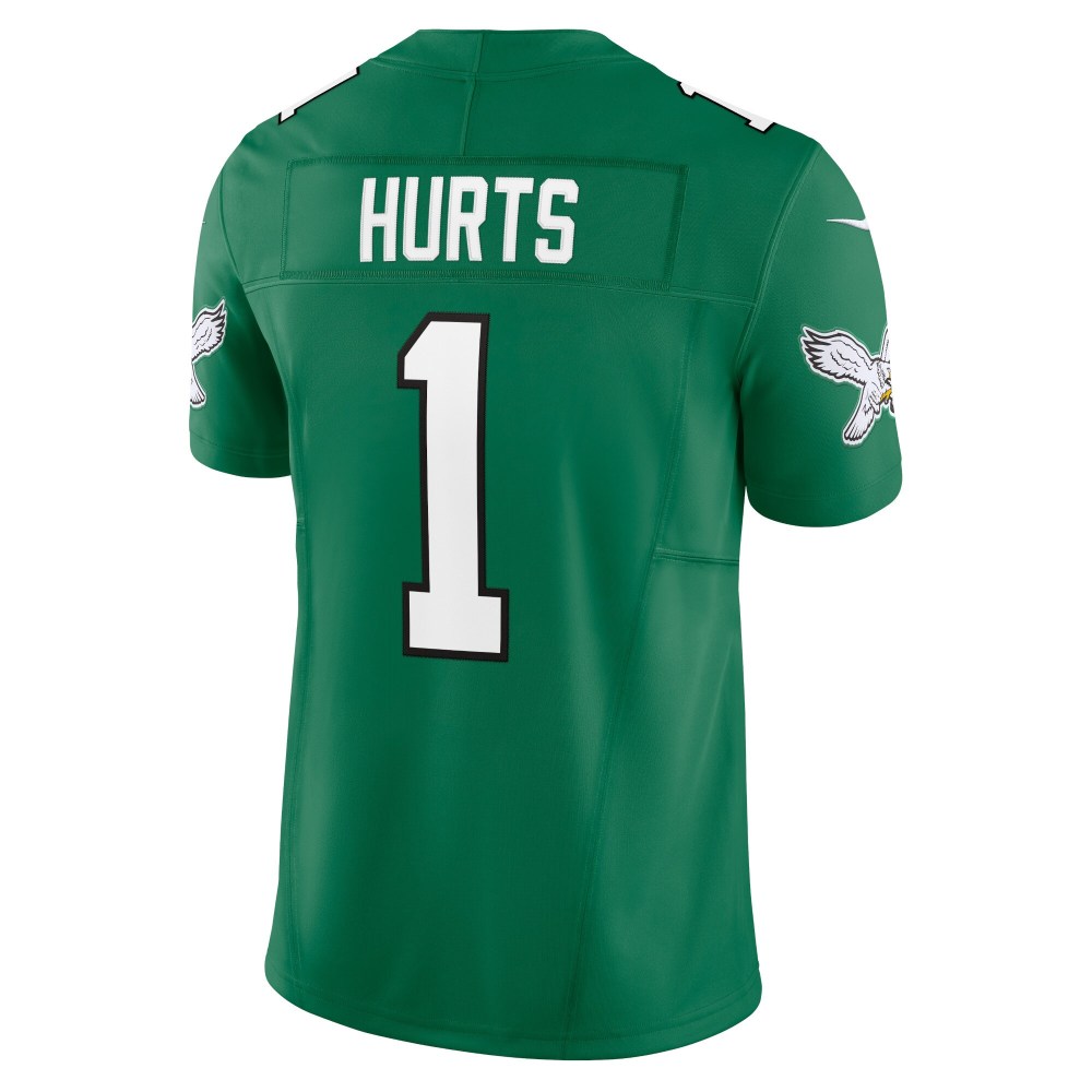 Men's Philadelphia Eagles Jalen Hurts Kelly Green Vapor F.U.S.E. Limited Jersey