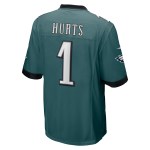 Men's Philadelphia Eagles Jalen Hurts Midnight Green Player Jersey