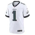 Men's Philadelphia Eagles Jalen Hurts White White Game Jersey