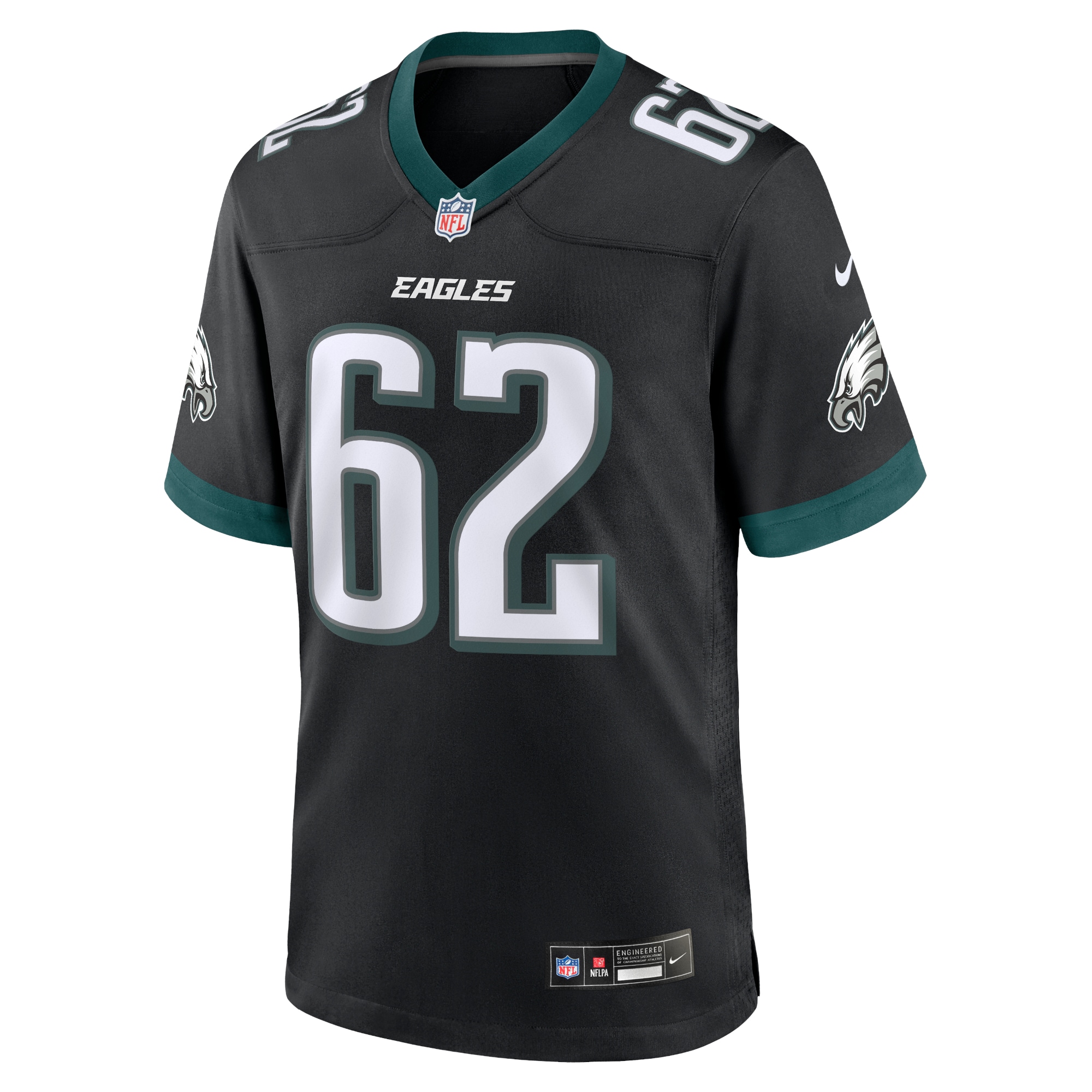 Men's Philadelphia Eagles Jason Kelce Black Alternate Game Jersey