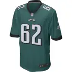 Men's Philadelphia Eagles Jason Kelce Midnight Green Game Jersey