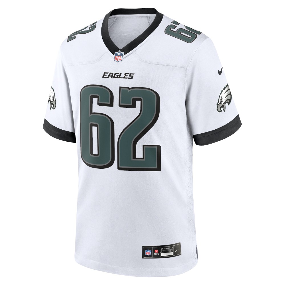 Men's Philadelphia Eagles Jason Kelce White White Game Jersey