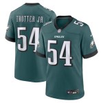 Men's Philadelphia Eagles Jeremiah Trotter Jr. Green Game Jersey