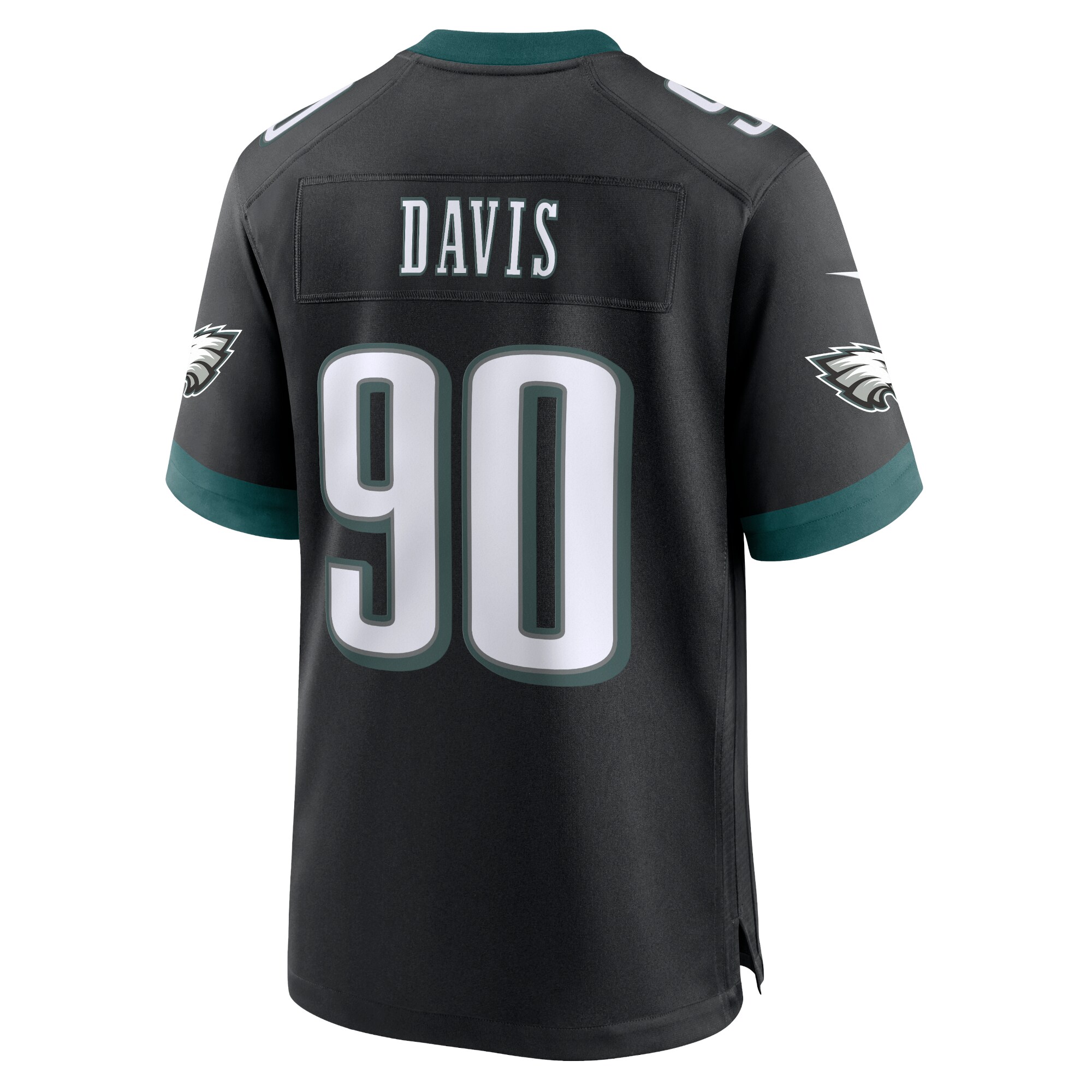 Men's Philadelphia Eagles Jordan Davis Black Alternate Game Jersey