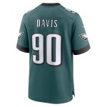 Men's Philadelphia Eagles Jordan Davis Midnight Green Team Game Jersey