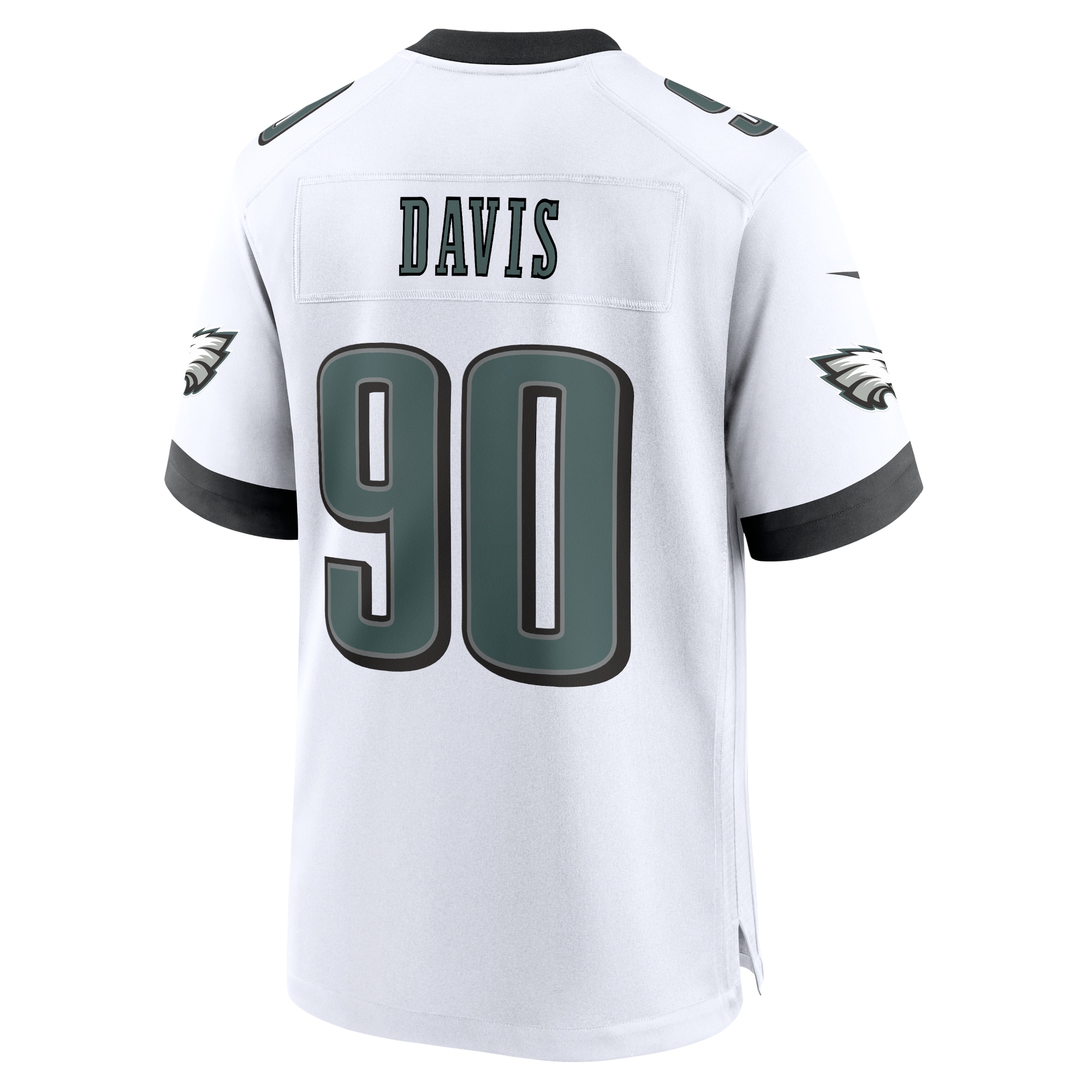 Men's Philadelphia Eagles Jordan Davis White White Game Jersey