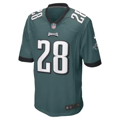 Men's Philadelphia Eagles Josh Jobe Midnight Green Game Player Jersey 02