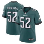 Men's Philadelphia Eagles Julian Okwara Midnight Green Game Jersey