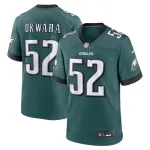 Men's Philadelphia Eagles Julian Okwara Midnight Green Game Jersey