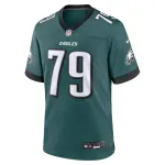 Men's Philadelphia Eagles Lecitus Smith Midnight Green Game Jersey
