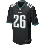 Men's Philadelphia Eagles Miles Sanders Black Game Jersey