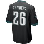 Men's Philadelphia Eagles Miles Sanders Black Game Jersey
