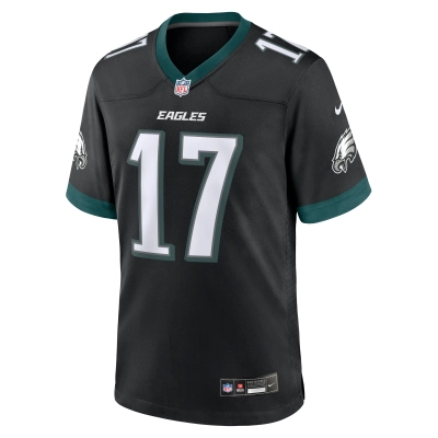 Men's Philadelphia Eagles Nakobe Dean Black Alternate Game Jersey 02