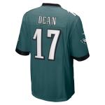 Men's Philadelphia Eagles Nakobe Dean Green Player Game Jersey