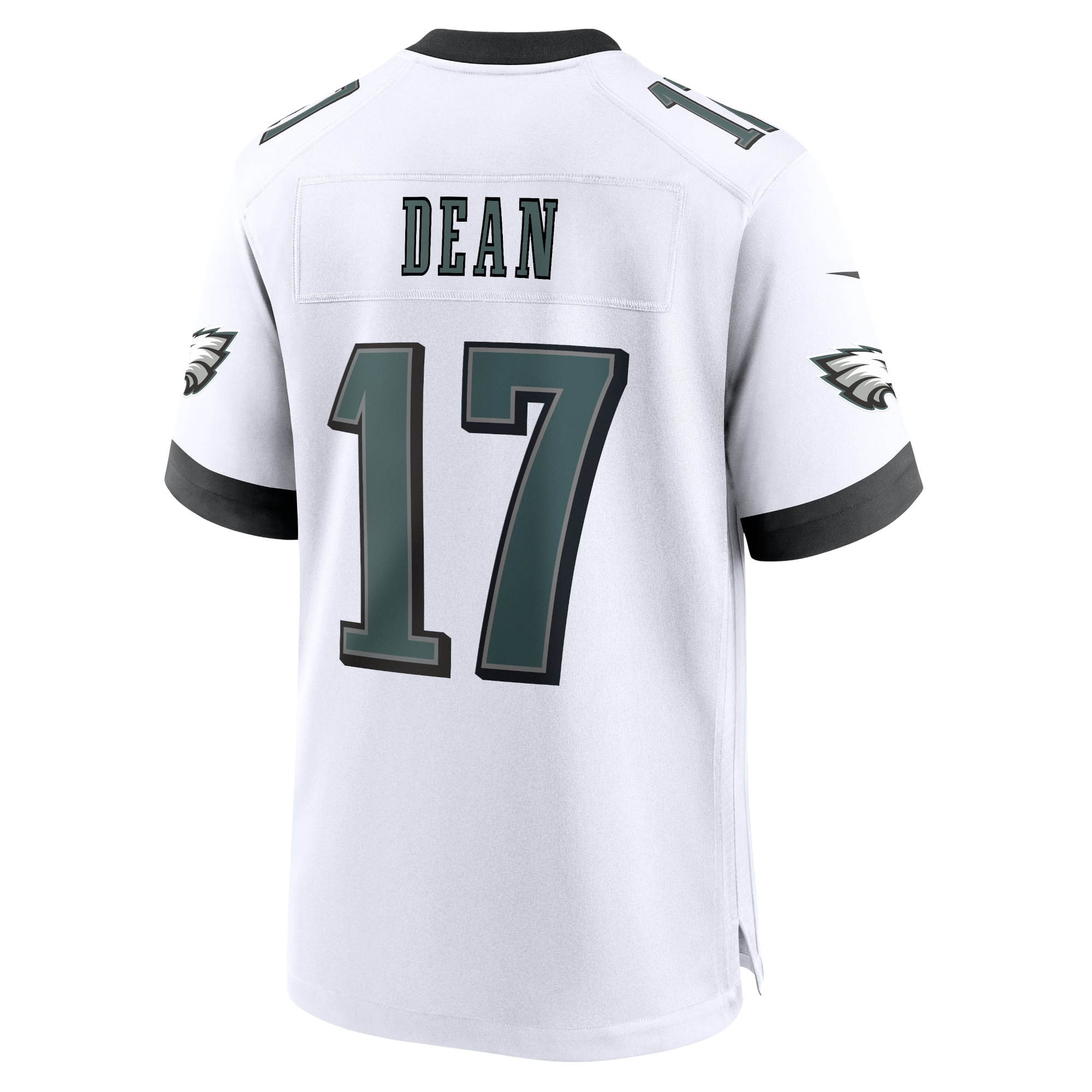 Men's Philadelphia Eagles Nakobe Dean White White Game Jersey