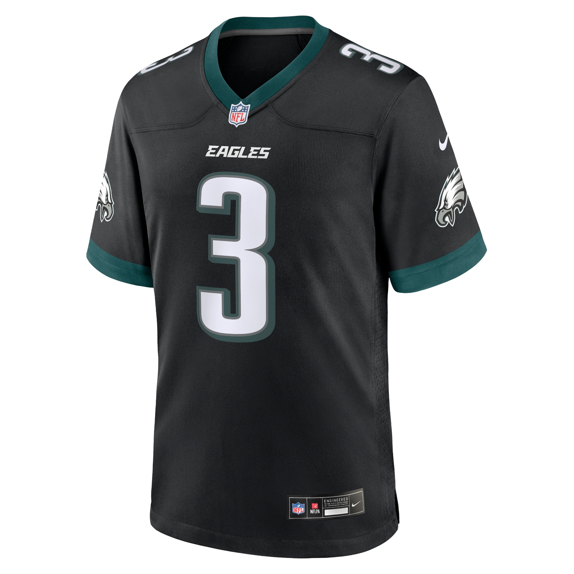 Men's Philadelphia Eagles Nolan Smith Black Alternate Game Jersey