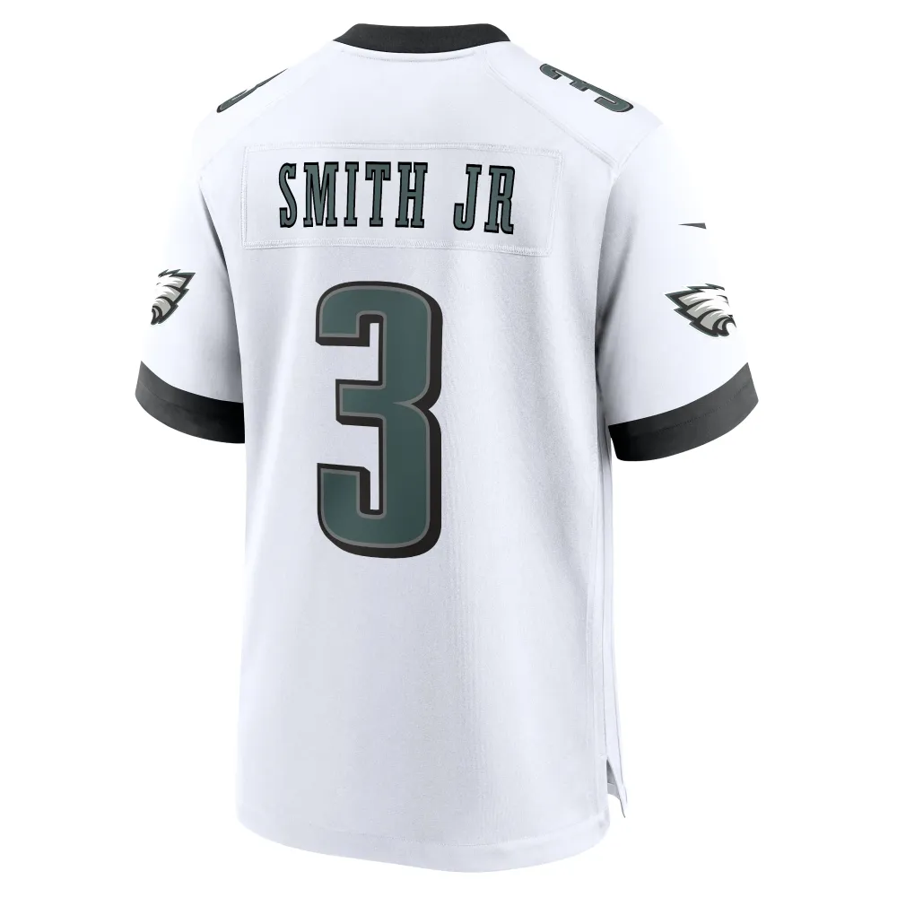 Men's Philadelphia Eagles Nolan Smith White White Game Jersey