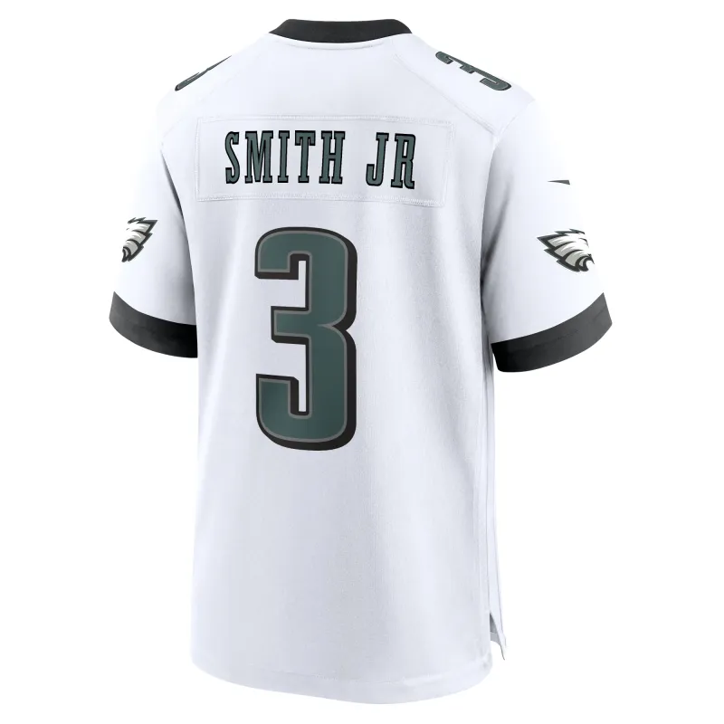 Men's Philadelphia Eagles Nolan Smith White White Game Jersey