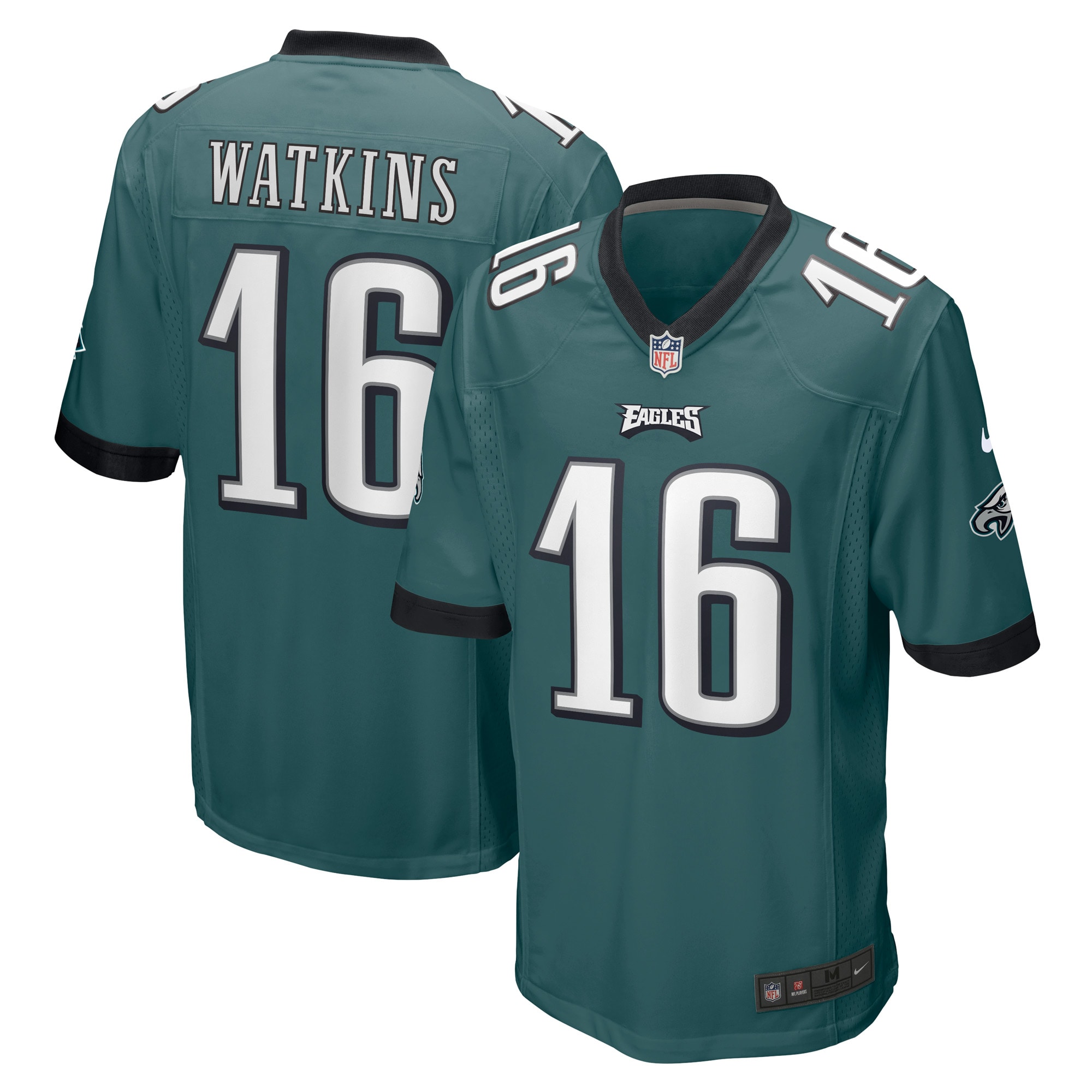 Men's Philadelphia Eagles Quez Watkins Midnight Green Player Jersey