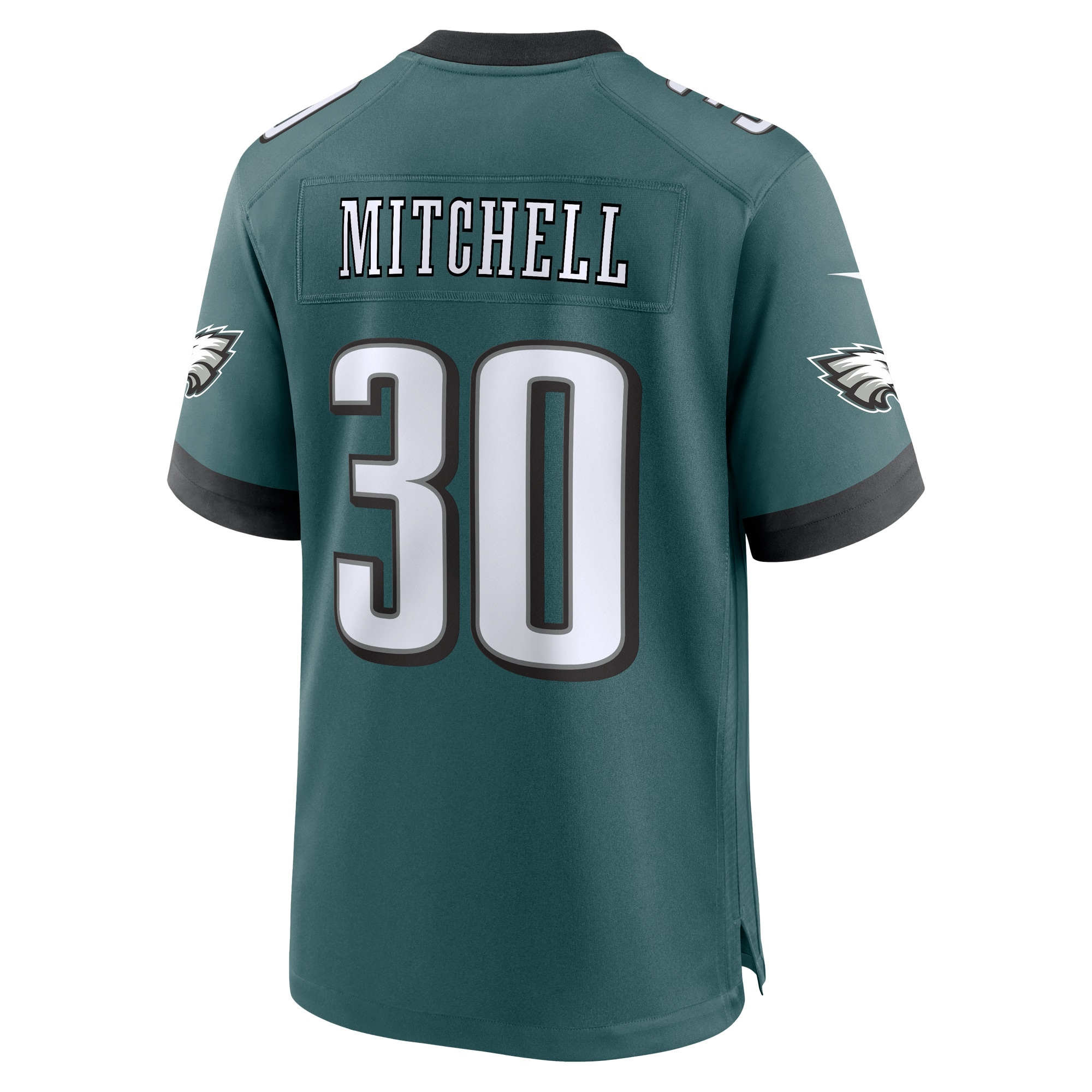 Men's Philadelphia Eagles Quinyon Mitchell Midnight Green 2024 NFL Draft First Round Pick Player Game Jersey