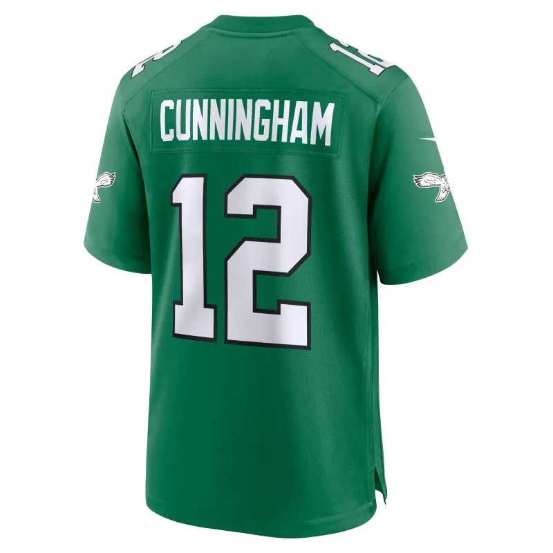 Men's Philadelphia Eagles Randall Cunningham Kelly Green Alternate Retired Player Game Jersey
