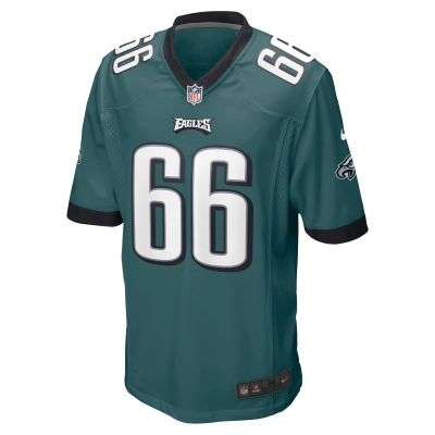 Men's Philadelphia Eagles Roderick Johnson Midnight Green Game Jersey 02