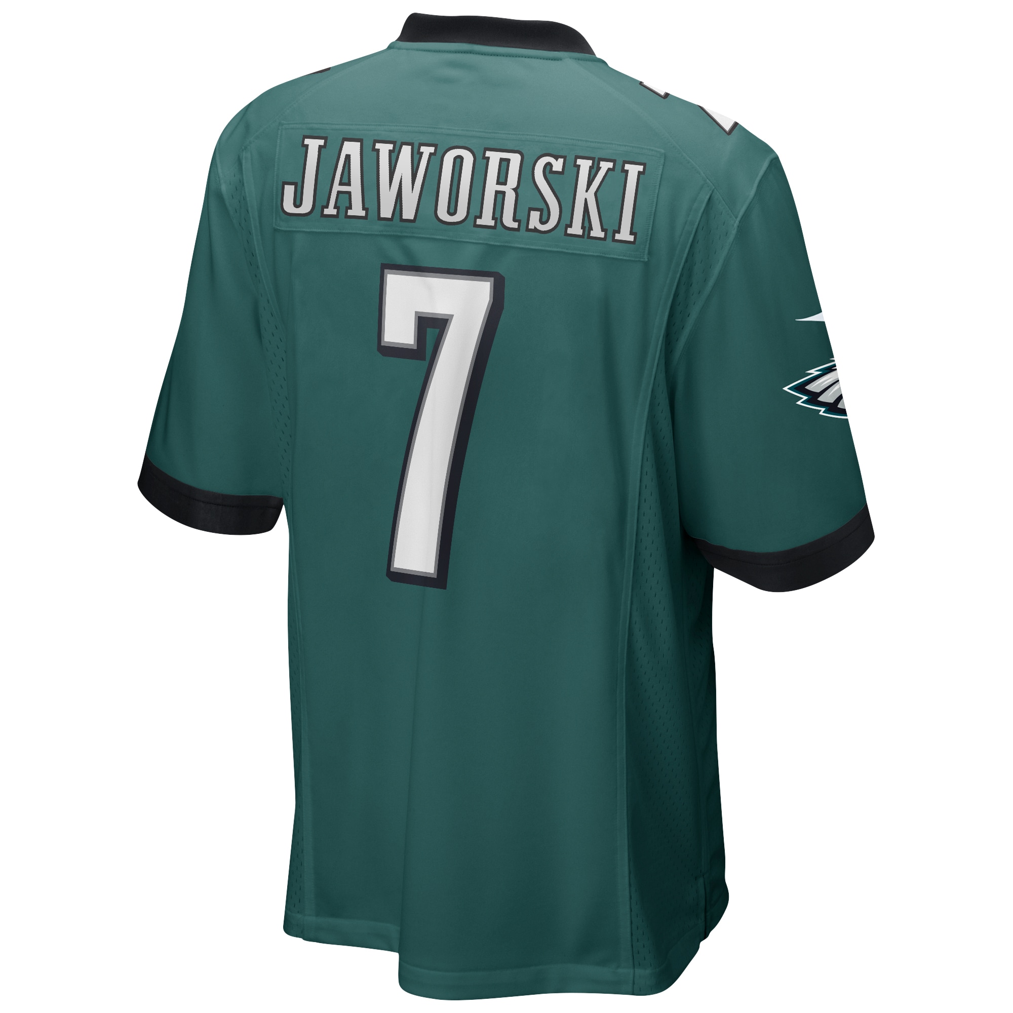 Men's Philadelphia Eagles Ron Jaworski Midnight Green Game Retired Player Jersey