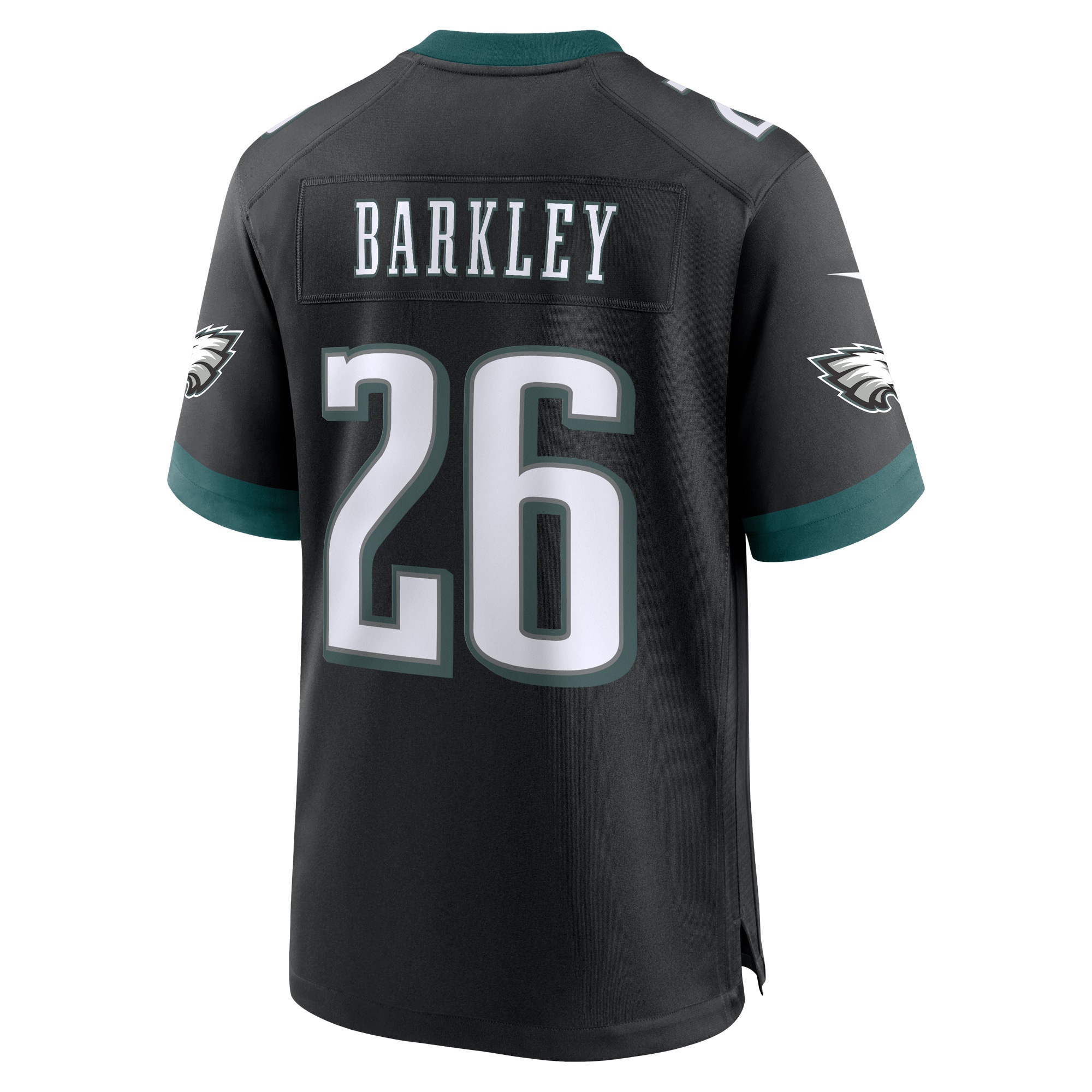 Men's Philadelphia Eagles Saquon Barkley  Black Alternate Game Jersey