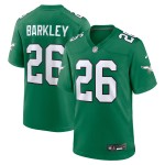 Men's Philadelphia Eagles Saquon Barkley  Kelly Green Alternate Game Jersey