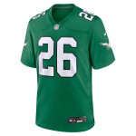 Men's Philadelphia Eagles Saquon Barkley  Kelly Green Alternate Game Jersey