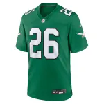 Men's Philadelphia Eagles Saquon Barkley  Kelly Green Alternate Game Jersey