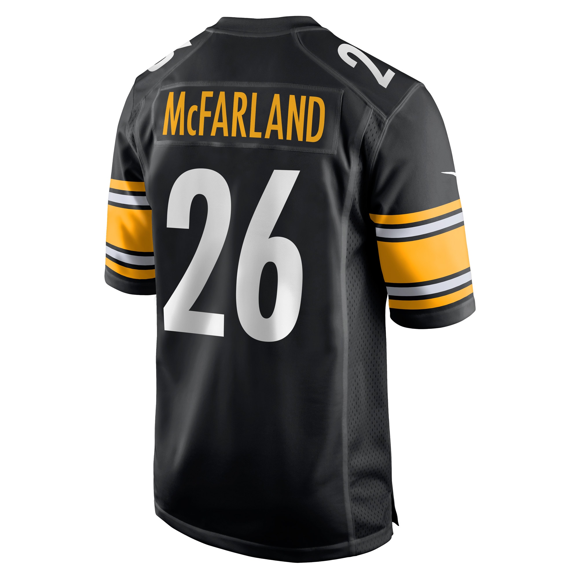 Men's Pittsburgh Steelers Anthony McFarland Jr. Black Game Player Jersey