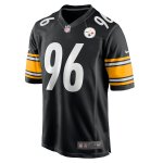 Men's Pittsburgh Steelers Breiden Fehoko  Black Game Jersey