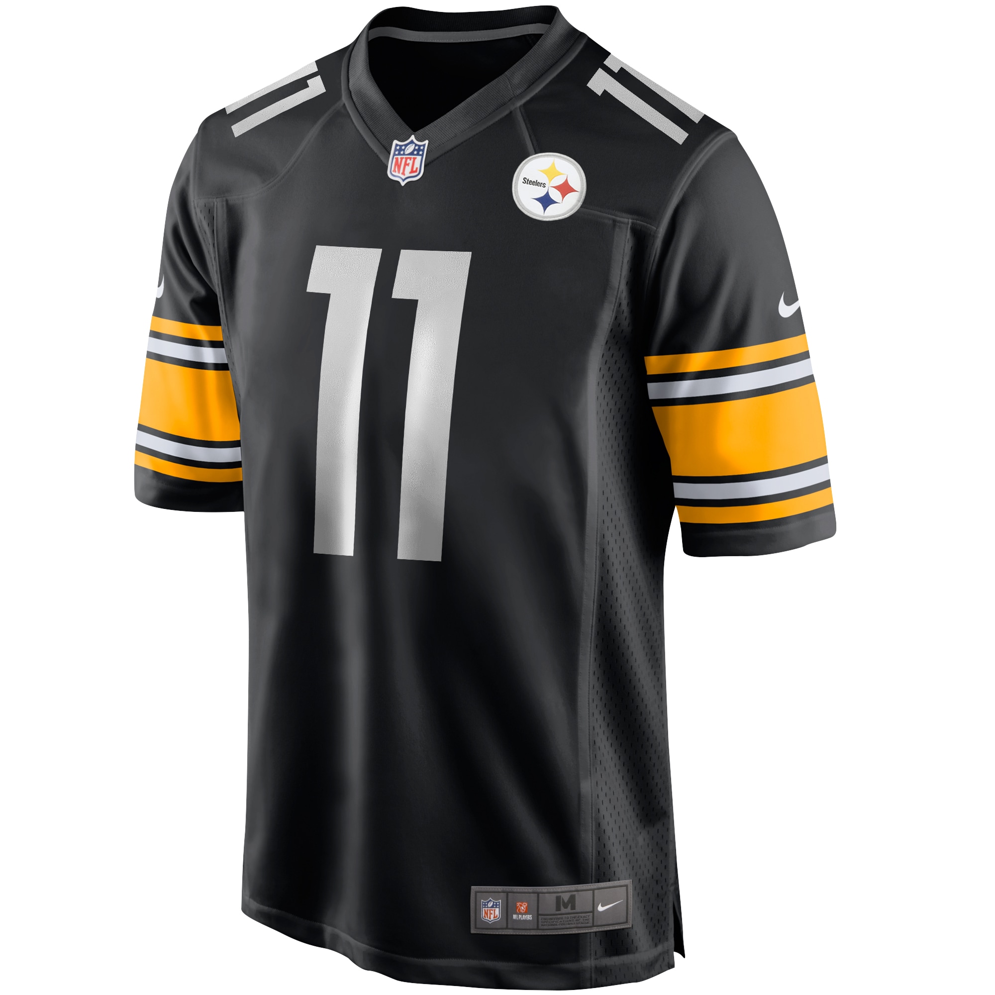 Men's Pittsburgh Steelers Chase Claypool Black Game Jersey